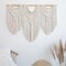 Large Macrame Wall Hanging Boho Woven Tapestry with Wooden Beads, Handmade Chic Bohemian Wall Decor for Bedroom, Living Room, Apartment, or Wedding & Party Decorations, 43" x 32"